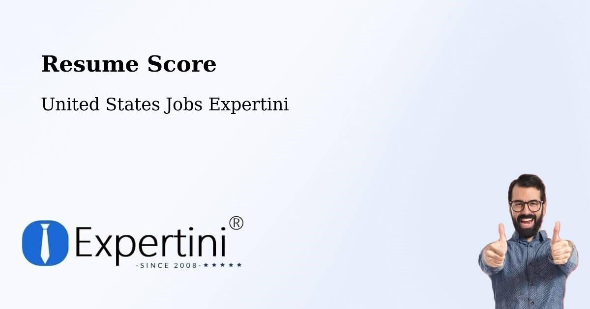 Resume Score & Job Description Match Tool – Willits - United States Jobs Expertini